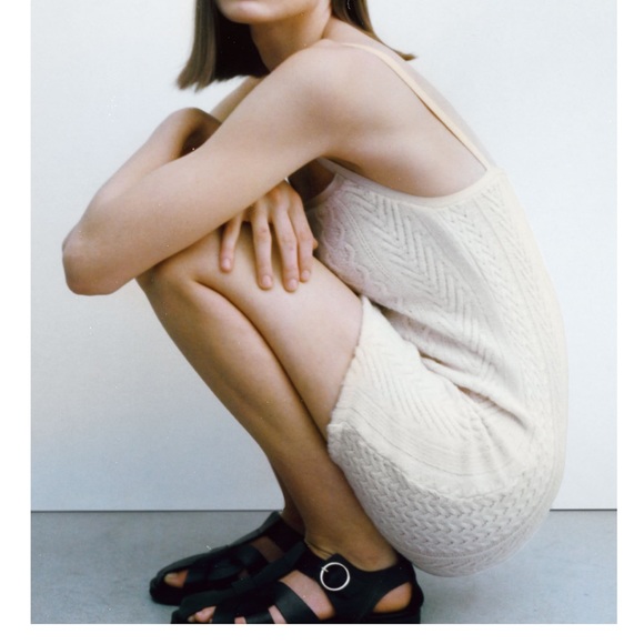 Zara Cable Knit Mini Dress - Picture 2 of 11